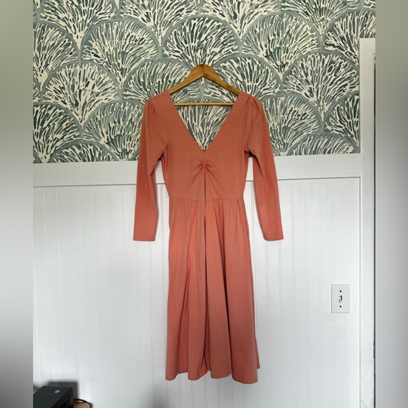 Pink KristinIt Pina Ballet Dress Knee Length, V-neck, in Women’s Small - Picture 2 of 5